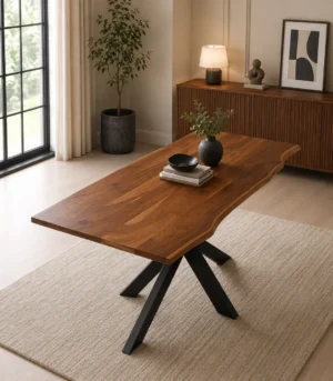 RIVANA – Live Edge Acacia Dining Table