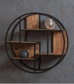 Luxe Acacia Orbital Wall Console - image 1