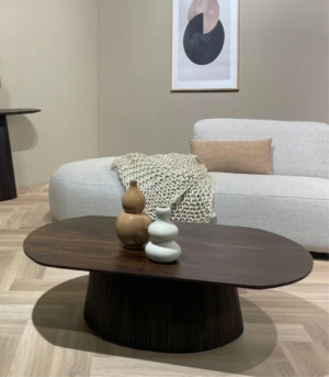 Acacia Elegance Pedestal Coffee Table 1 Acacia Elegance Pedestal Coffee Table - image 1