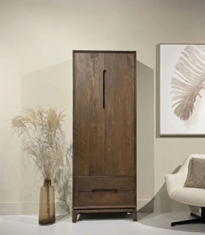 Malta Brushed Acacia Storage Cabinet 1 Malta Brushed Acacia Storage Cabinet - image 1
