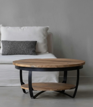 Luxe Acacia Circular Lounge Table 1 Luxe Acacia Circular Lounge Table - image 1