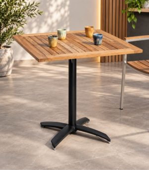 Lumina Recycled Hardwood Square Pedestal Unit 1 Lumina Recycled Hardwood Square Pedestal Unit - image 1