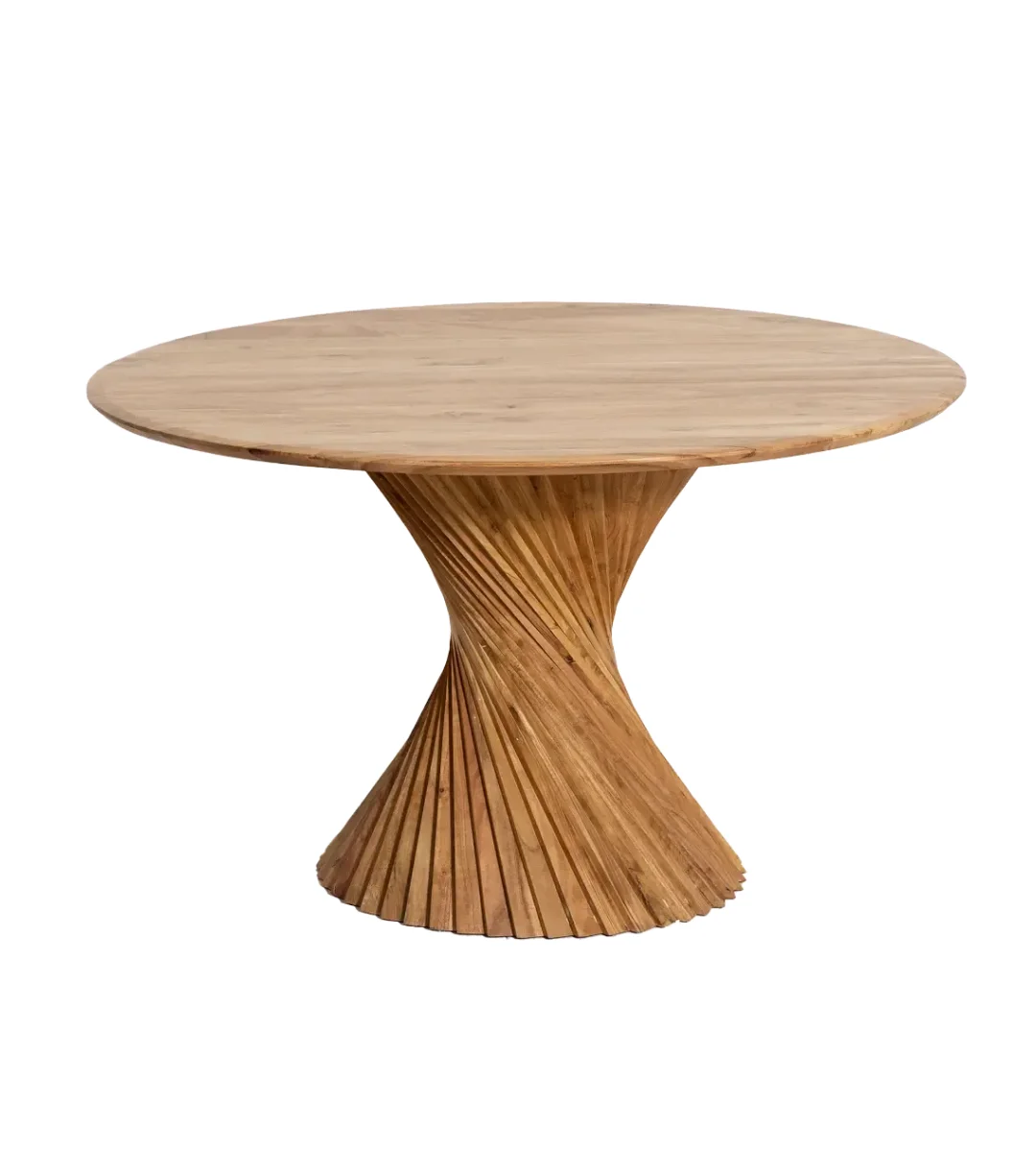 Oak Wood Rope Dining Chairs – Set of 2 - Image 3