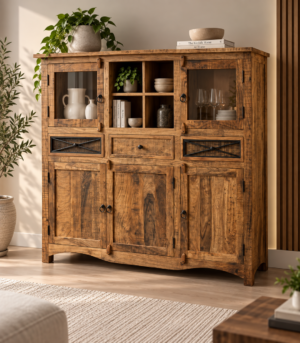 Premium Acacia Storage Cabinet 1 Premium Acacia Storage Cabinet - image 1