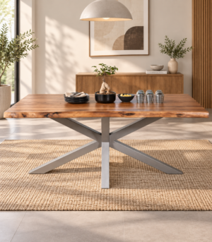 Verdant Edge Acacia Banquet Table - image 1