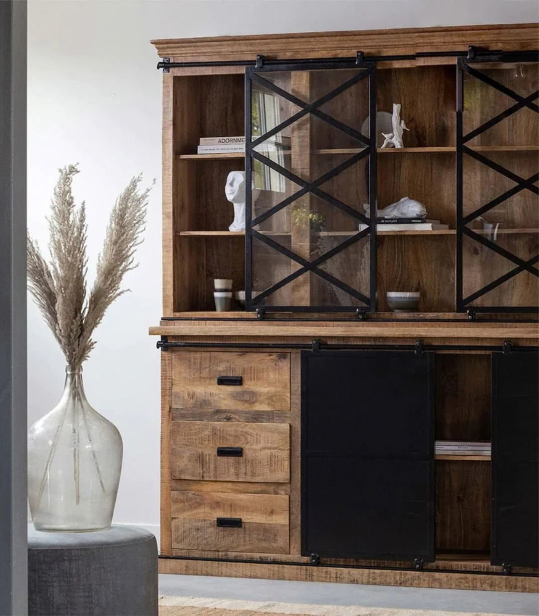 Signature Acacia Glass Cabinet - image 2