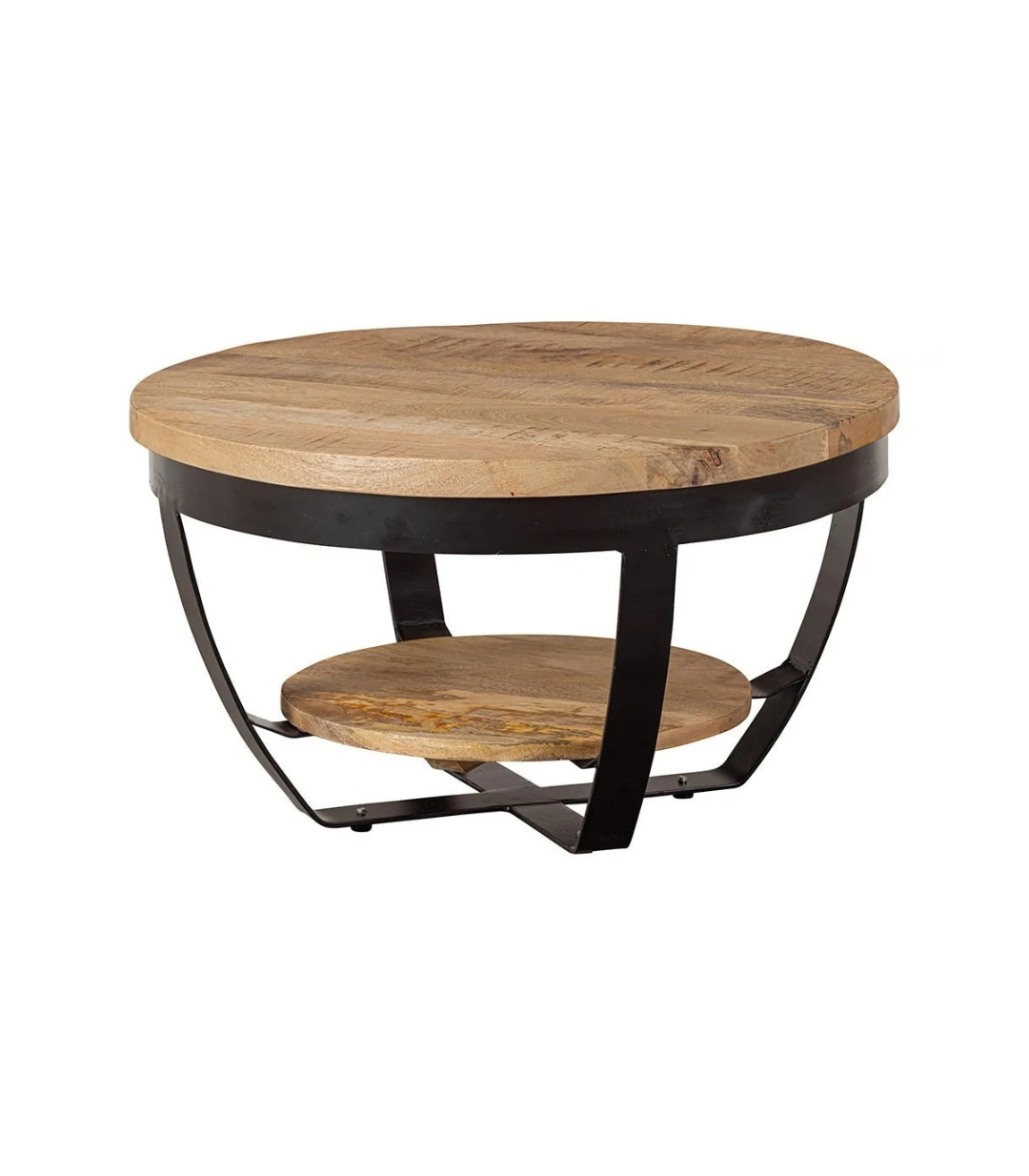 Luxe Acacia Circular Lounge Table - image 2