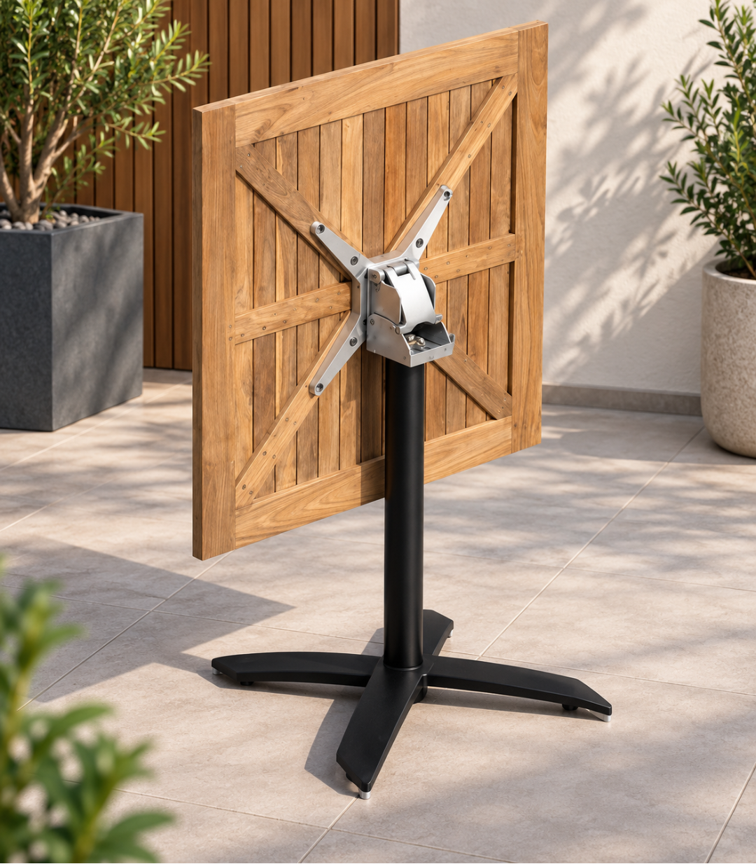 Lumina Recycled Hardwood Square Pedestal Unit - image 2