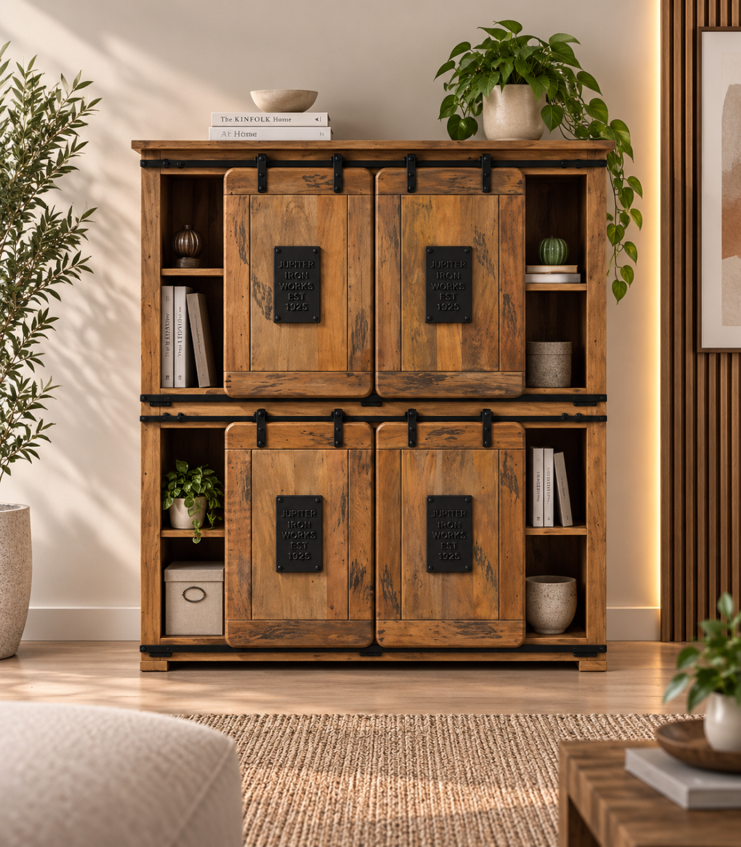 Heritage Solid Wood Storage Cabinet