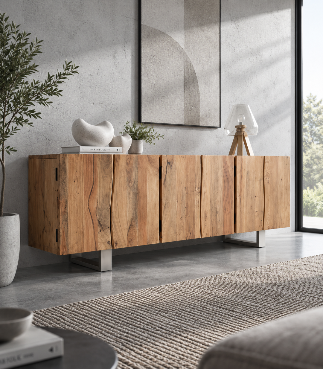 Signature Platinum Acacia Storage Cabinet - image 2