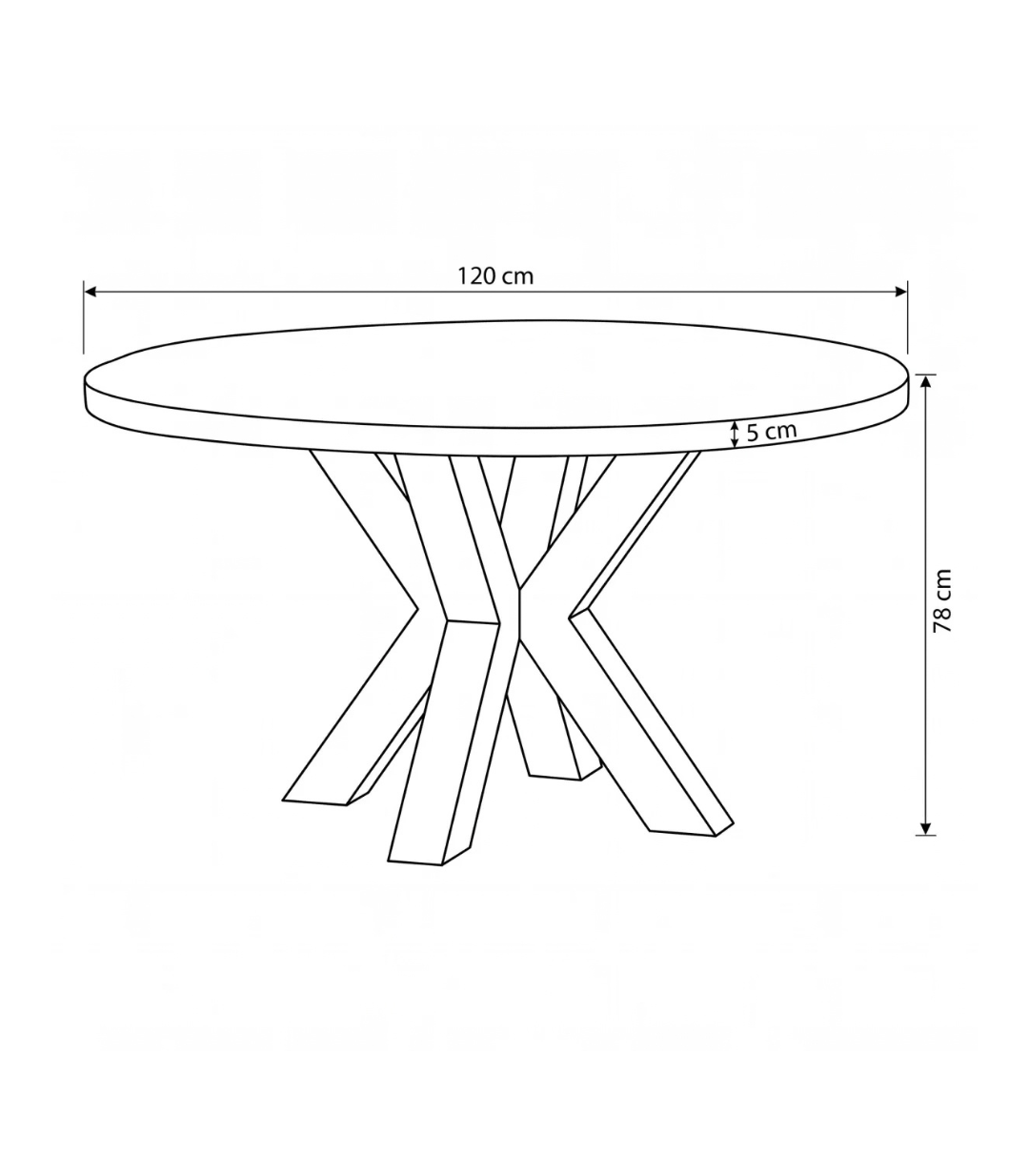 Vesper Solid Acacia Circular Table - image 3