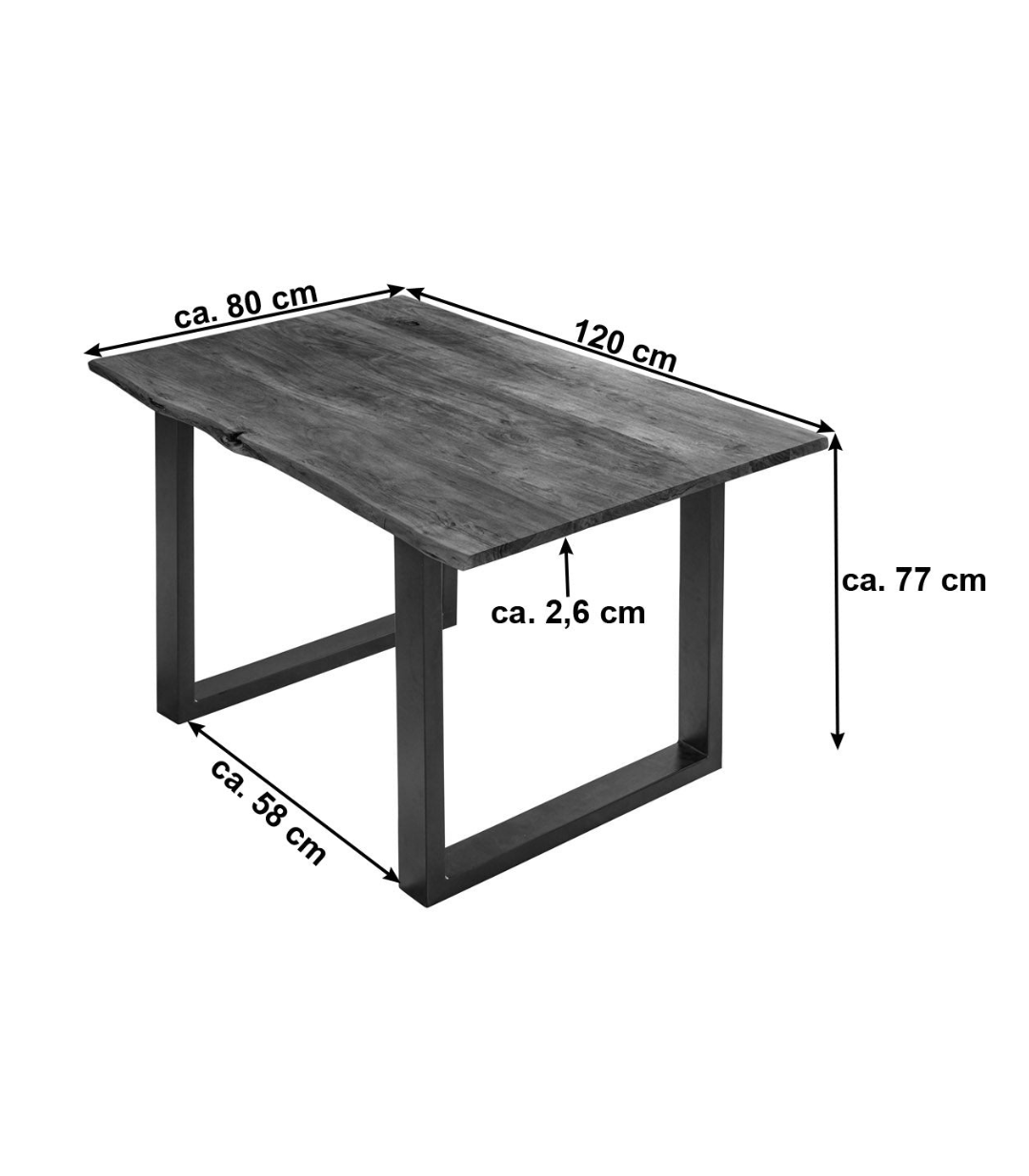 Verdant Acacia Live Edge Table - image 4