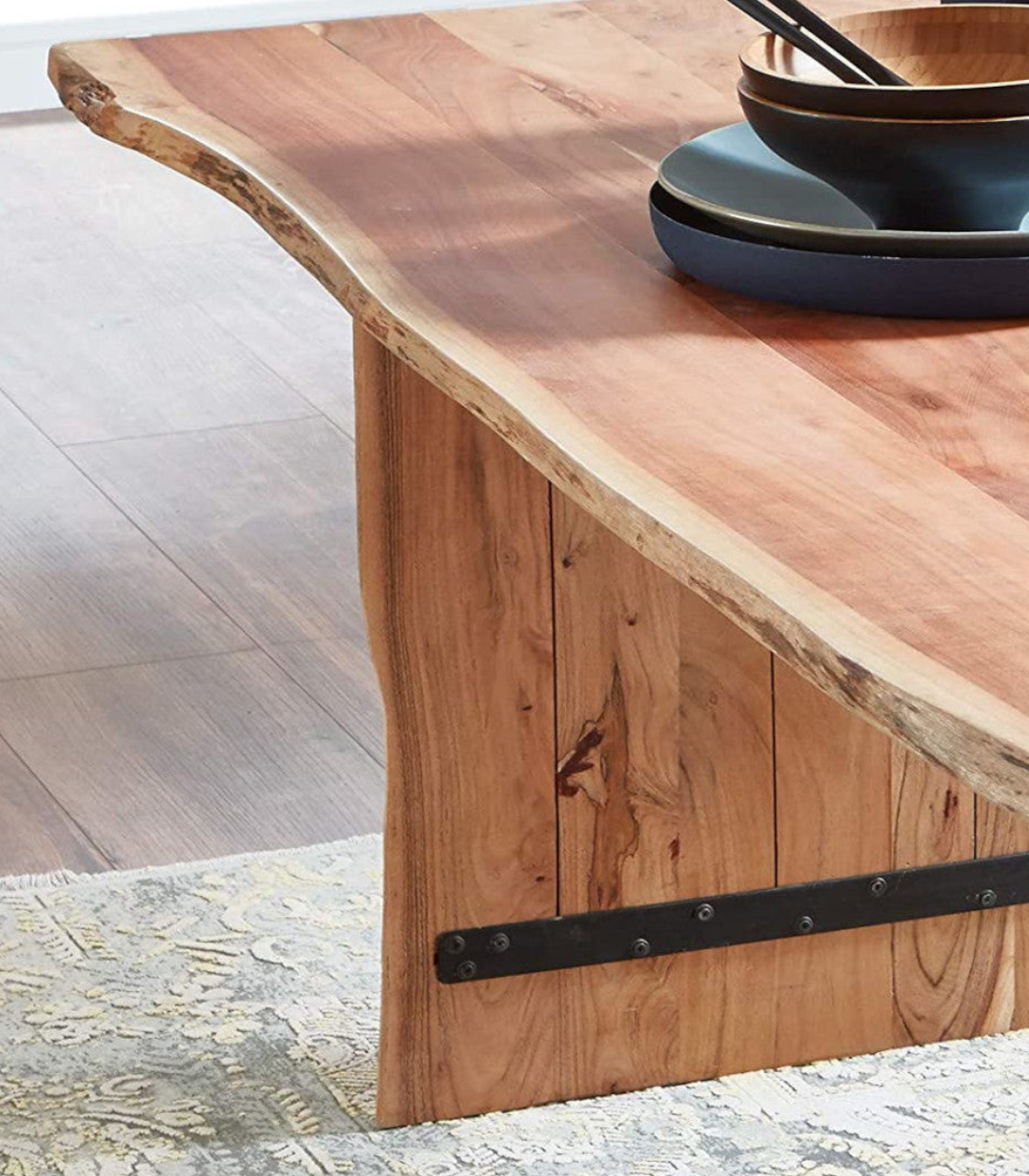 Verdant Trestle Acacia Table - image 4