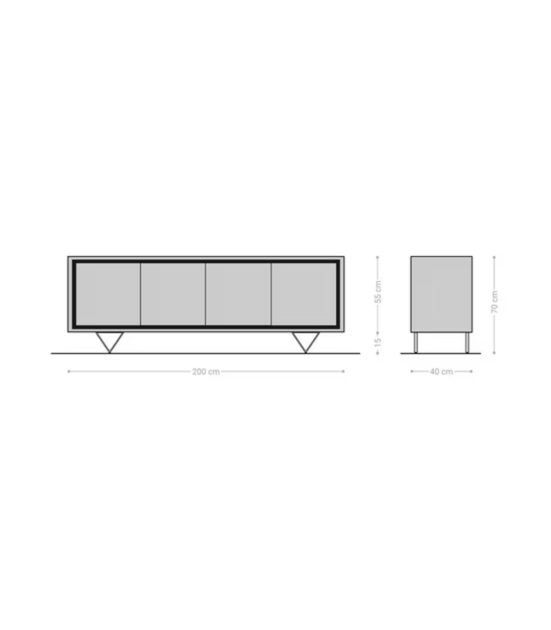 Elysium Acacia Credenza - image 5
