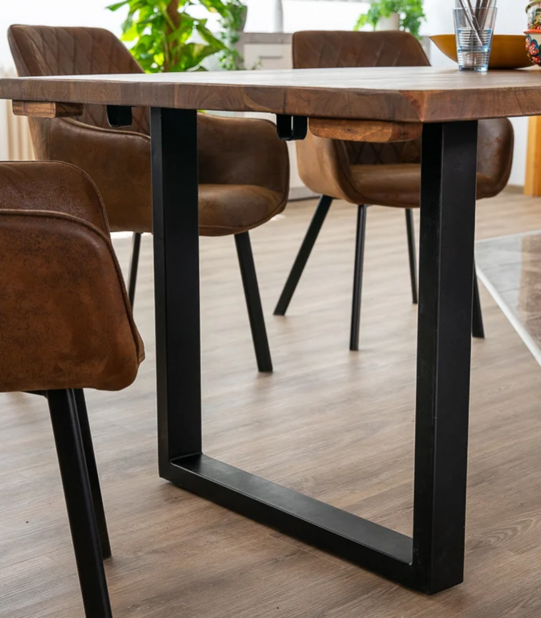 Nougat Acacia Live Edge Extension Table - image 5