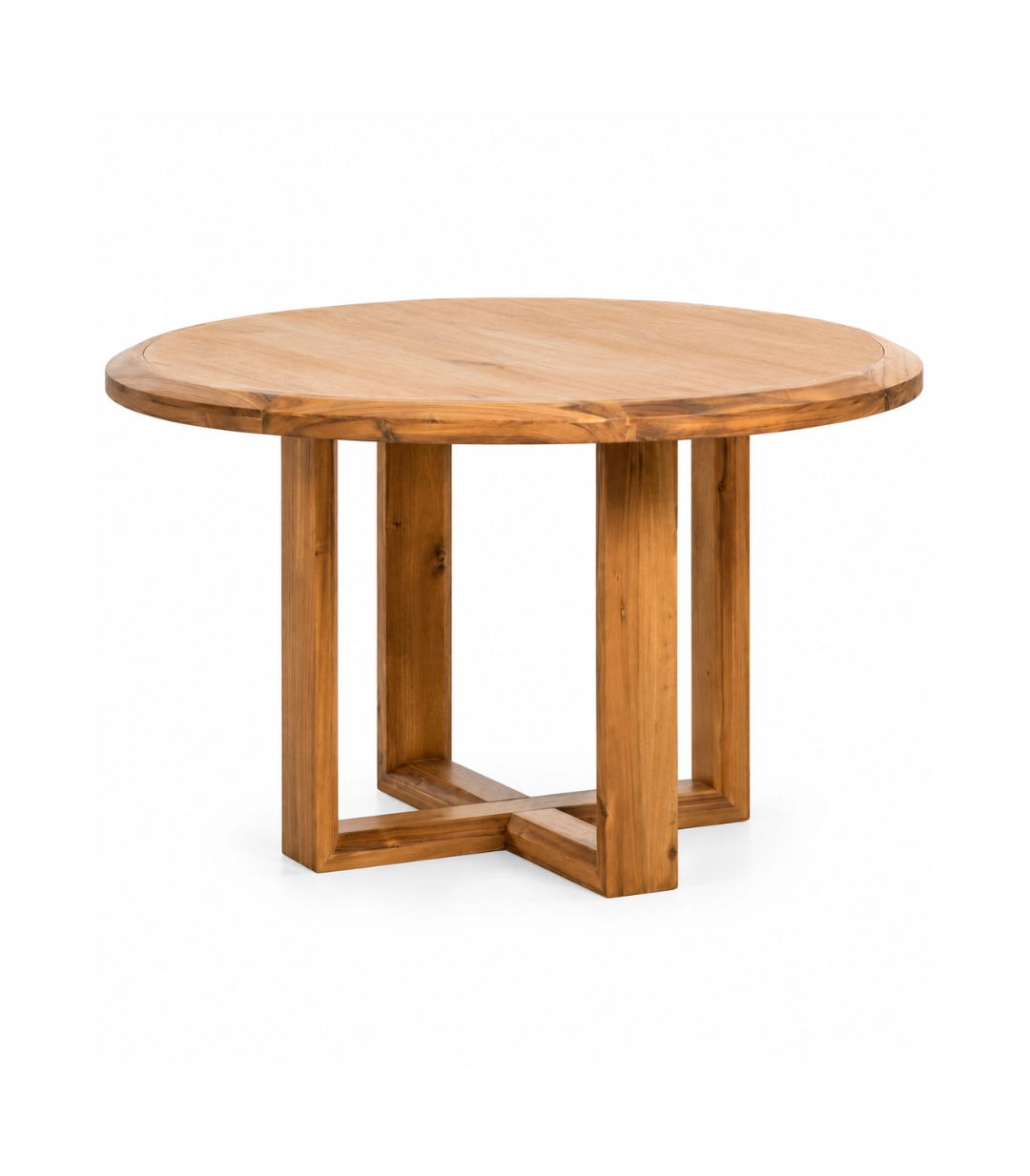 Oakvelle Wheat Brushed Acacia Round Dining Table - Image 2